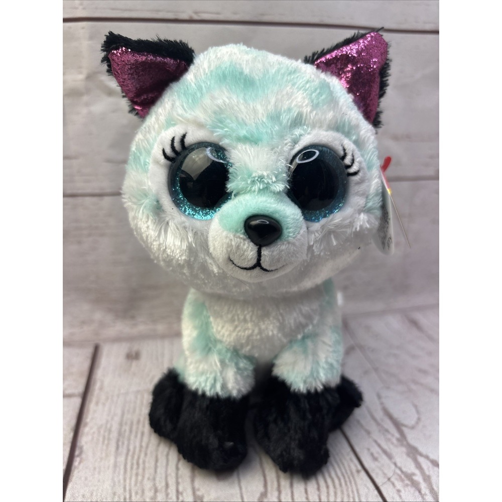 2021 TY Beanie Boos ATLAS the Fox 6" Plush Stuffed Toy Glitter Eyes with Tag